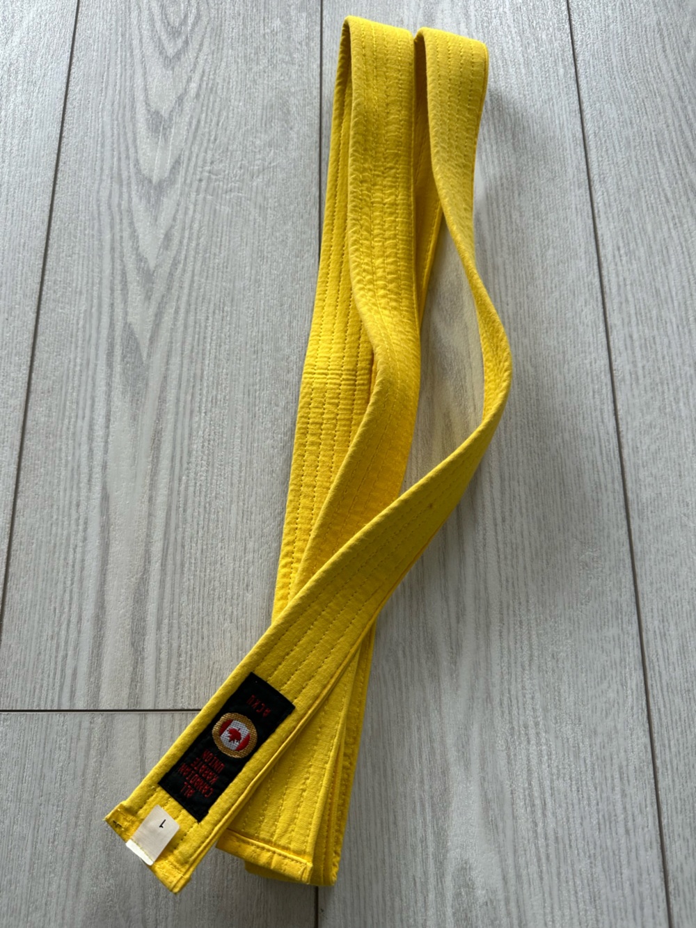 Yellow Martial Arts Belt - Solid Yellow